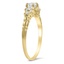 The Iona Ring, smalltop view on a hand