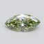 1.04 Ct. Fancy Vivid Green Marquise Lab Grown Diamond