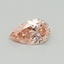 0.30 Ct. Fancy Intense Pink Pear Lab Grown Diamond