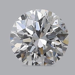 Round diamond — real photo