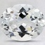 12.1x10mm White Oval Topaz