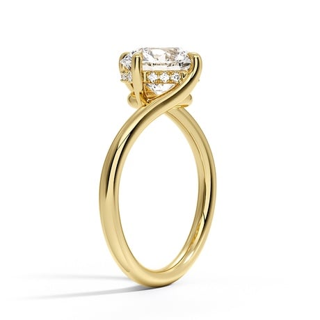 Atelier Hidden Halo Diamond Ring