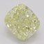 2.51 Ct. Fancy Yellow Cushion Diamond