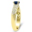 The Marquez Ring, smalltop view on a hand
