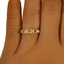 The Lomasi Ring, smallzoomed in top view on a hand