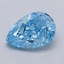1.06 Ct. Fancy Blue Pear Lab Grown Diamond