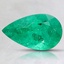 9.6x5.8mm Pear Colombian Emerald