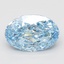 2.02 Ct. Fancy Vivid Blue Oval Lab Grown Diamond