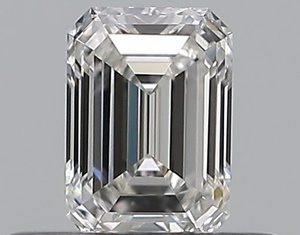 Emerald diamond — real photo