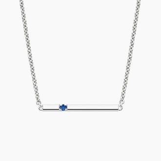 Sapphire Bar Pendant