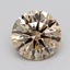 1.60 Ct. Light  Brown Round Lab Grown Diamond