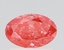 0.77 Ct. Fancy Vivid Pink Oval Lab Grown Diamond