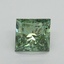0.82 Ct. Fancy Vivid Pacific Green Princess Lab Grown Diamond