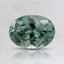 7.3x5.3mm Unheated Green Oval Montana Sapphire