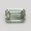 0.82 Ct. Fancy Intense Green Emerald Lab Grown Diamond