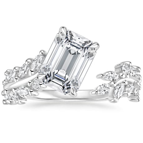Platinum Sweeping Ivy Diamond Ring (1/2 ct. tw.)