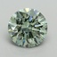 4.01 Ct. Fancy Vivid Green Round Lab Grown Diamond