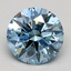 1.56 Ct. Fancy Blue Round Lab Grown Diamond