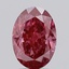 3.07 Ct. Fancy Vivid Pink Oval Lab Grown Diamond