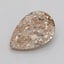 1.02 Ct. Very Light  Brown Pear Lab Grown Diamond