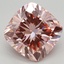 3.80 Ct. Fancy Vivid Pink Cushion Lab Grown Diamond