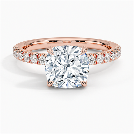 14K Rose Gold Adorned Amelie Diamond Ring
