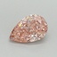 0.52 Ct. Fancy Vivid Pink Pear Lab Grown Diamond