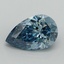 3.01 Ct. Fancy Vivid Blue Pear Lab Grown Diamond