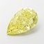 3.18 Ct. Fancy Intense Yellow Pear Lab Grown Diamond