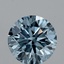 3.83 Ct. Fancy Vivid Blue Round Lab Grown Diamond