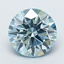2.00 Ct. Fancy Intense Blue Round Lab Grown Diamond