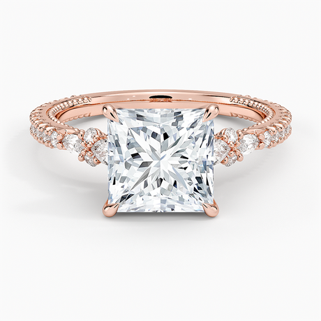 Floral Cluster Diamond Ring