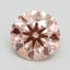 1.71 Ct. Fancy Intense Pink Round Lab Grown Diamond
