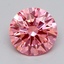 1.02 Ct. Fancy Vivid  Pink Round Lab Grown Diamond