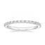 18K White Gold Delicate Gemma Baguette Diamond Ring (1/6 ct. tw.), smalltop view