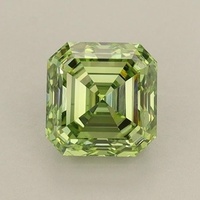 2.18 Ct. Fancy Intense Green Asscher Lab Grown Diamond