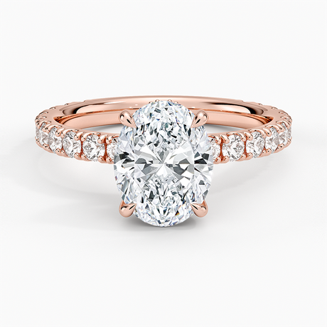 14K Rose Gold Grand Perfect Fit Three-Quarter Diamond Ring