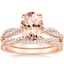 14KR Morganite Petite Luxe Twisted Vine Bridal Set (1/2 ct. tw.), smalltop view