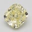 2.10 Ct. Fancy Yellow Cushion Diamond