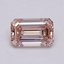 1.04 Ct. Fancy Pink Emerald Lab Grown Diamond