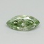 0.31 Ct. Fancy Vivid Green Marquise Lab Grown Diamond