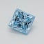 0.75 Ct. Fancy Intense Blue Princess Lab Grown Diamond