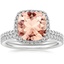 18KW Morganite Waverly Diamond Bridal Set (2/3 ct. tw.), smalltop view