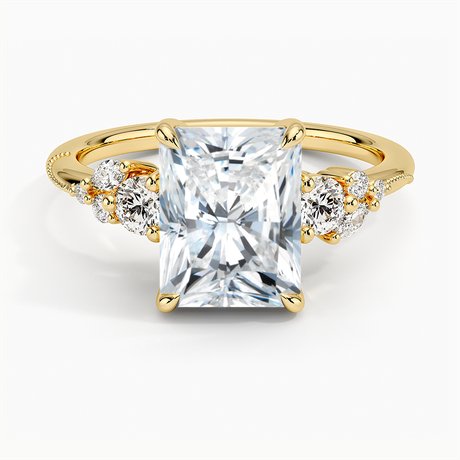 Camellia Three Stone Diamond Ring - Brilliant Earth