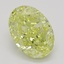 3.03 Ct. Fancy Intense Yellow Oval Diamond