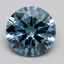 1.40 Ct. Fancy Vivid Blue Round Lab Grown Diamond