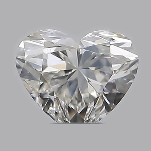 Heart diamond — real photo