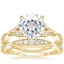 18KY Moissanite Zinnia Diamond Bridal Set (1/2 ct. tw.), smalltop view