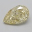 2.10 Ct. Fancy Intense  Yellow Pear Lab Grown Diamond