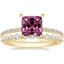 14K Yellow Gold Demi Diamond Ring (1/3 ct. tw.) with Marseille Diamond Ring (1/3 ct. tw.)